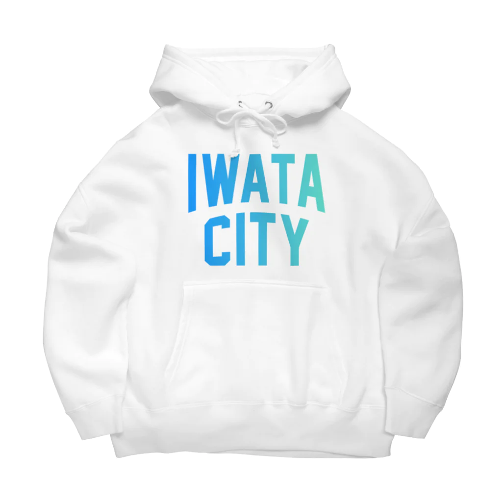 JIMOTOE Wear Local Japanの磐田市 IWATA CITY ビッグシルエットパーカー