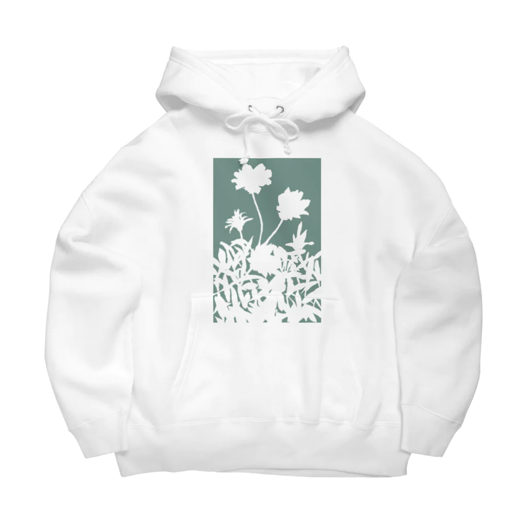 気ままに創作　よろず堂の花咲く小径③あお Big Hoodie