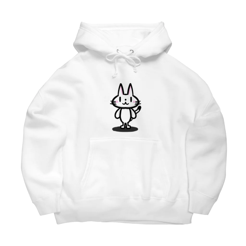 ここなつ55のゆるねこシンプル Big Hoodie