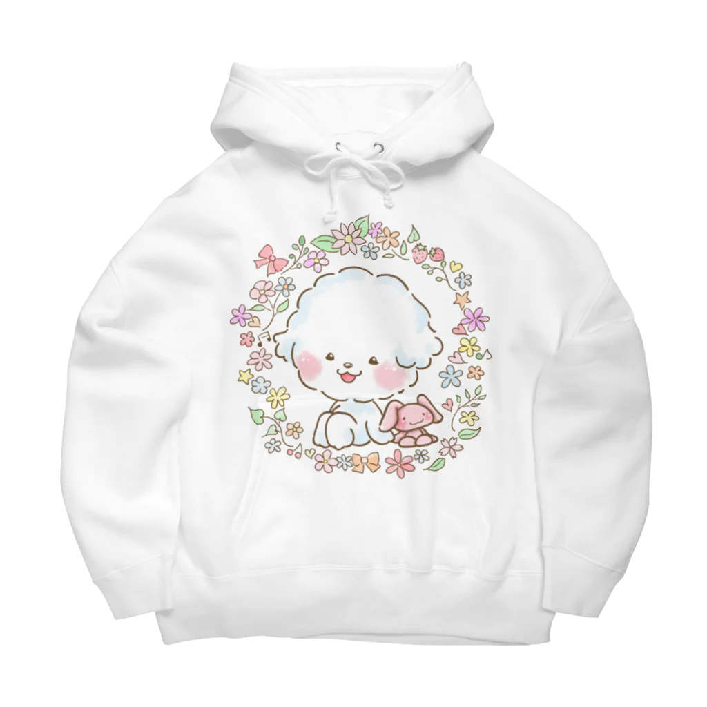 リカクリエイトのお花畑のルーちゃん Big Hoodie