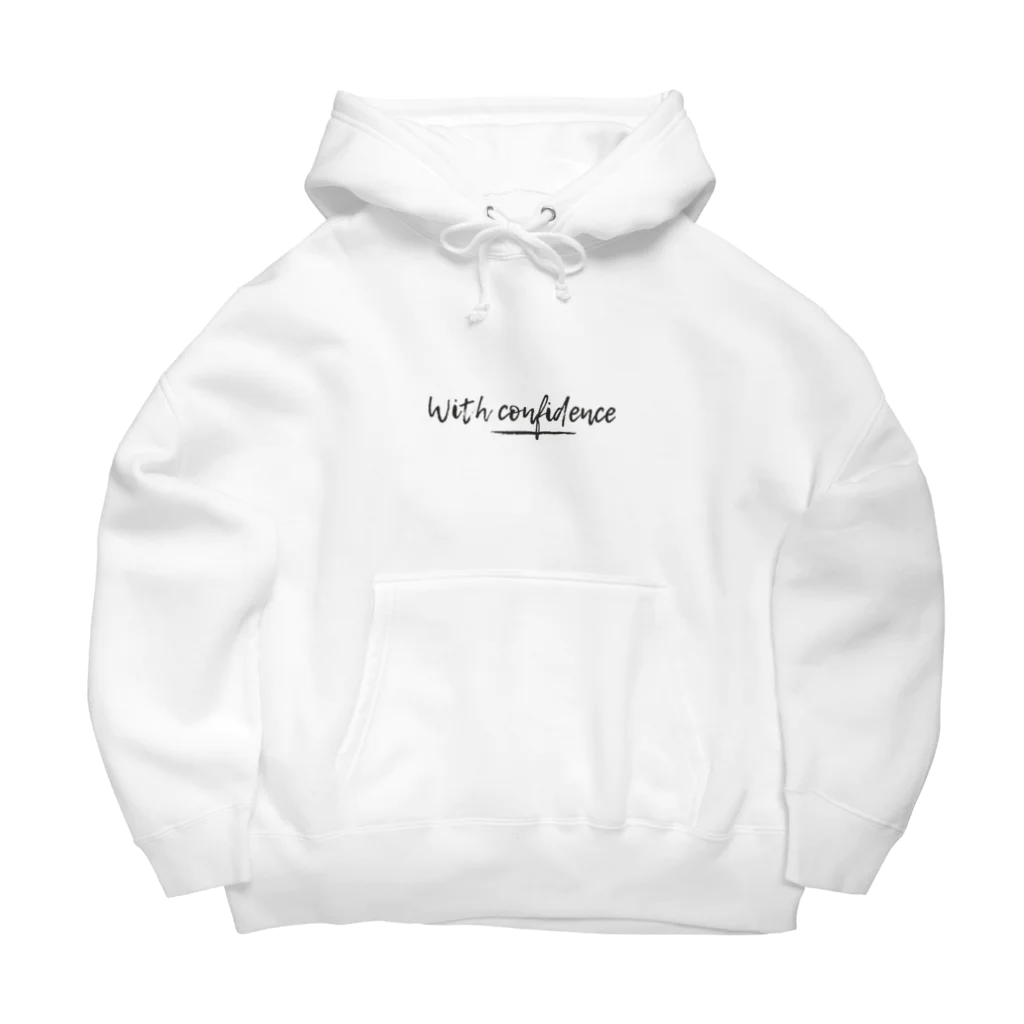 with confidenceのWith confidence  Big Hoodie