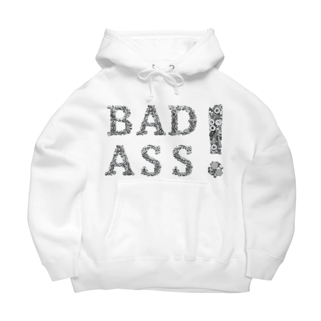 SANKAKU DESIGN STOREのからくりナットでBAD ASS! ビッグシルエットパーカー