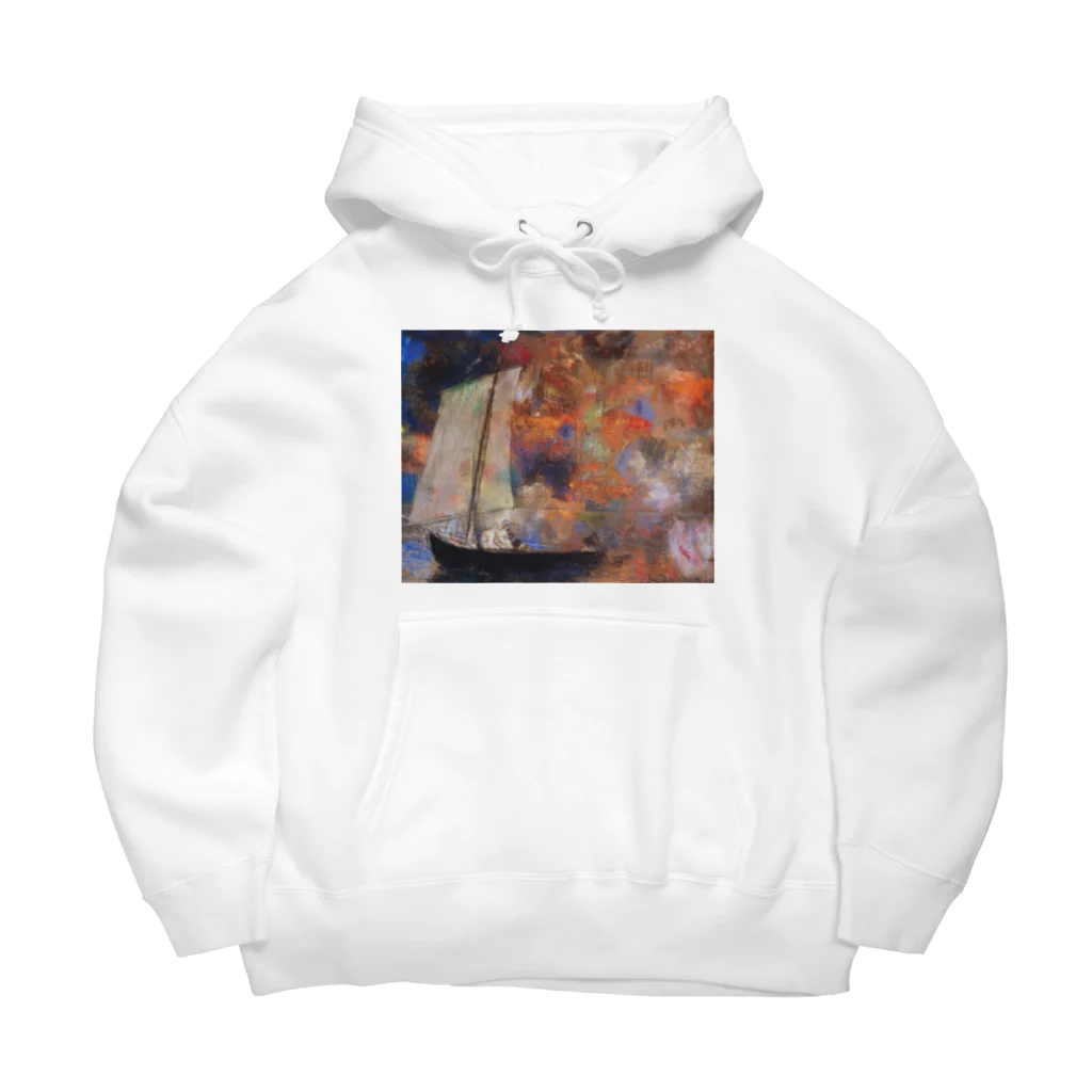 Art Baseのオディロン・レドン / Flower Clouds / 1903 / Odilon Redon. Big Hoodie