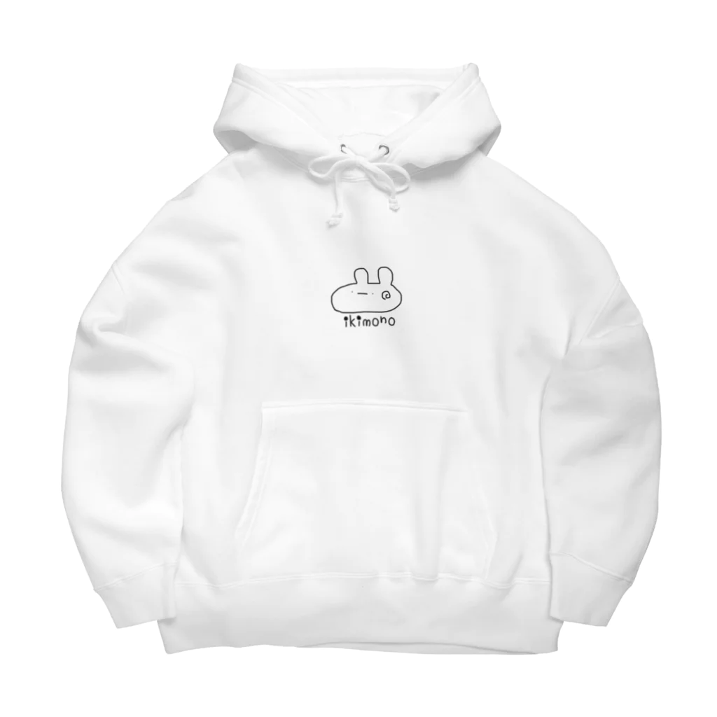 ikimono.comのikimono(うさぎ) Big Hoodie