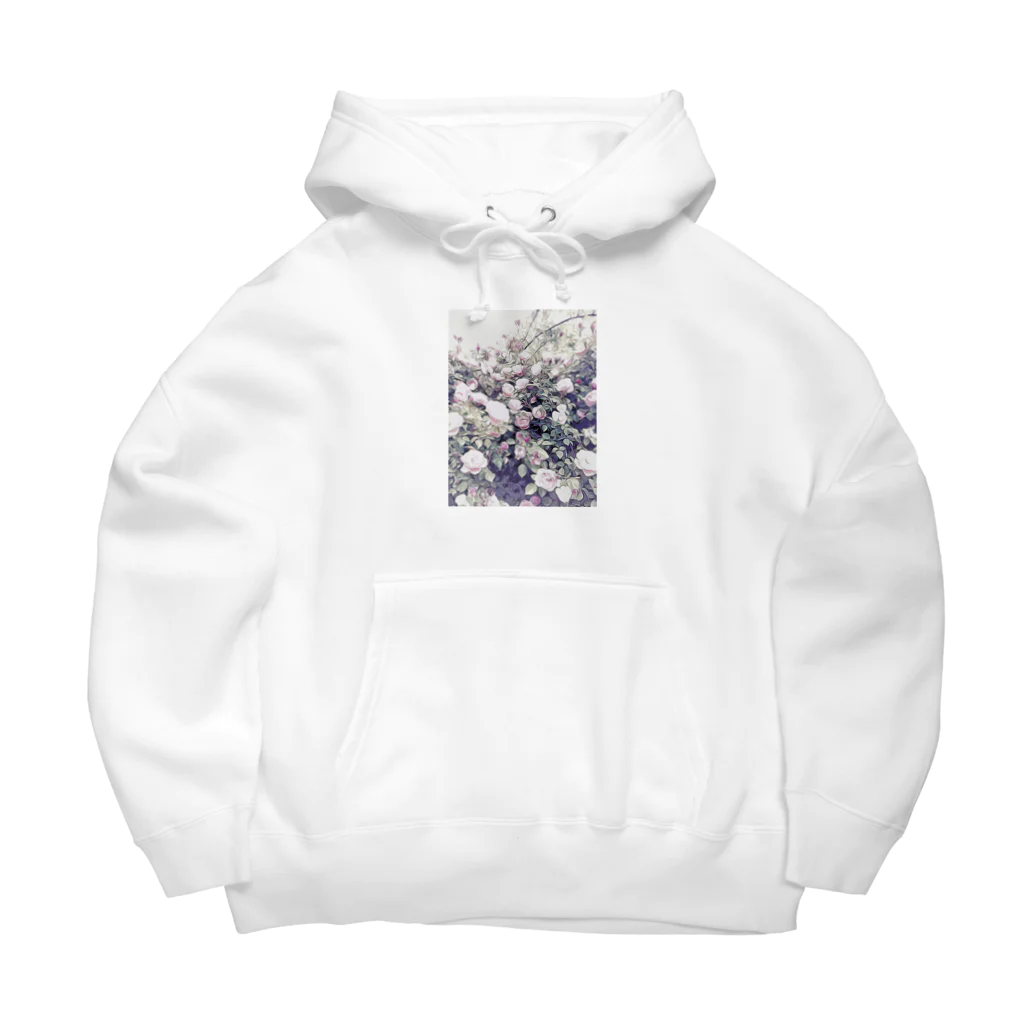 みぅ福島のPink Pose Garden 薔薇の花園 Big Hoodie