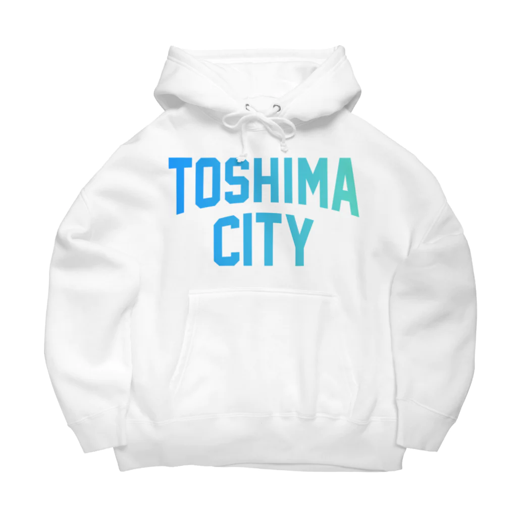 JIMOTOE Wear Local Japanの豊島区 TOSHIMA CITY ロゴブルー Big Hoodie