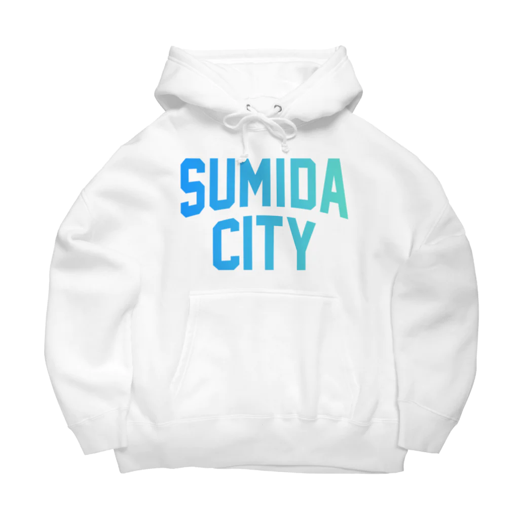 JIMOTOE Wear Local Japanの墨田区 SUMIDA CITY ロゴブルー Big Hoodie