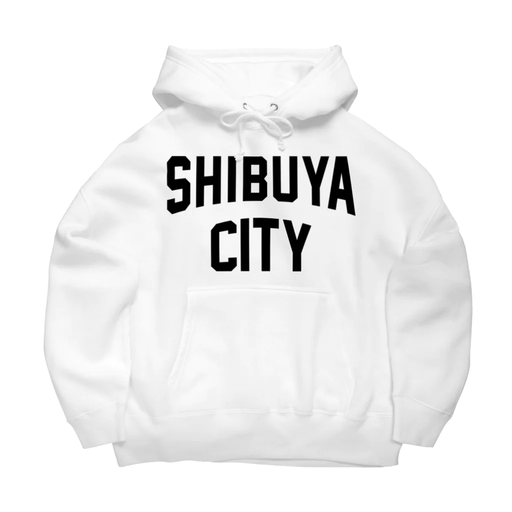 JIMOTO Wear Local Japanの渋谷区 SHIBUYA WARD ロゴブラック Big Hoodie