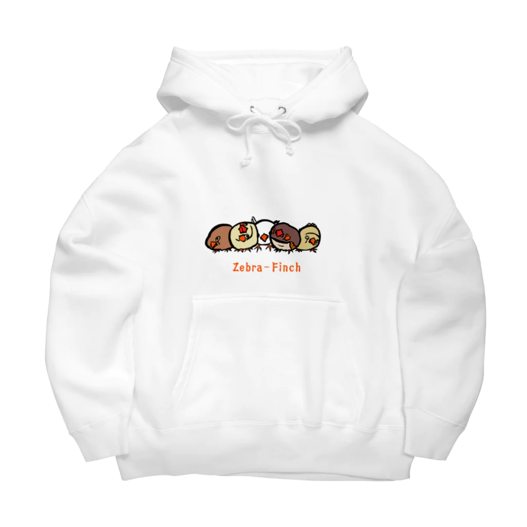 Mitsu-ZoのZebra-Finch Big Hoodie