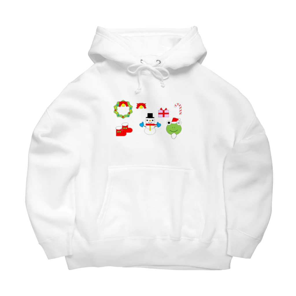 🐸かえるさんと仲間たち🐸のかえるさんのクリスマスB Big Hoodie