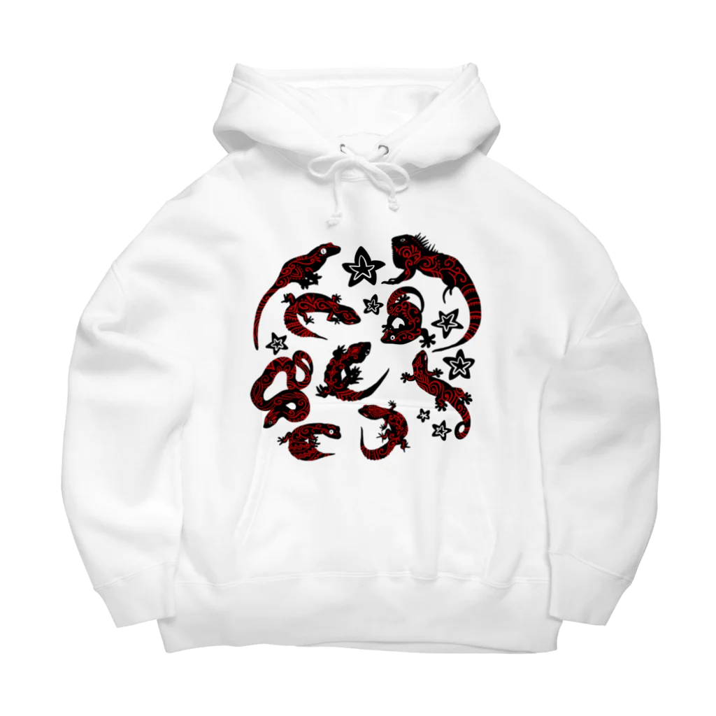 あやるの爬虫類(模様入) Big Hoodie