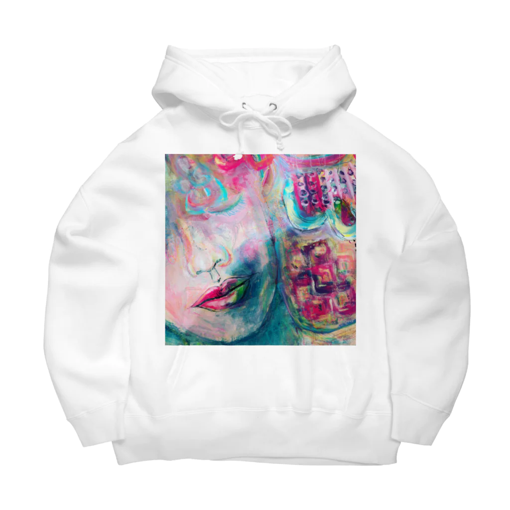 Flowing Art のSilence Big Hoodie