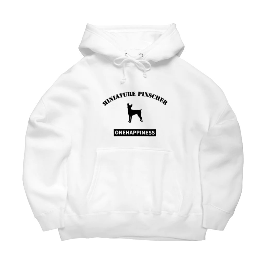 onehappinessのONEHAPPINESS　ミニチュアピンシャー Big Hoodie