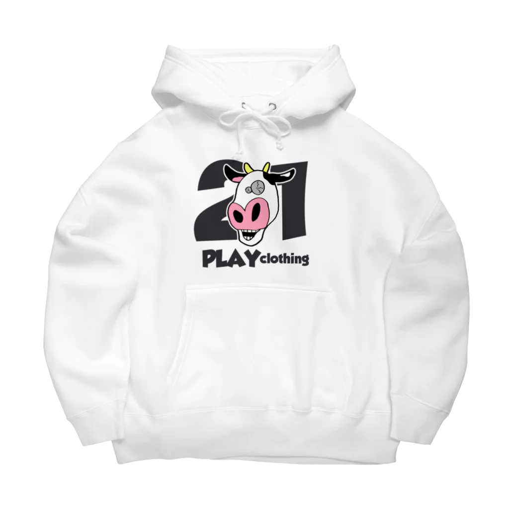 PLAY clothingのCRAZY COW type-A ビッグシルエットパーカー