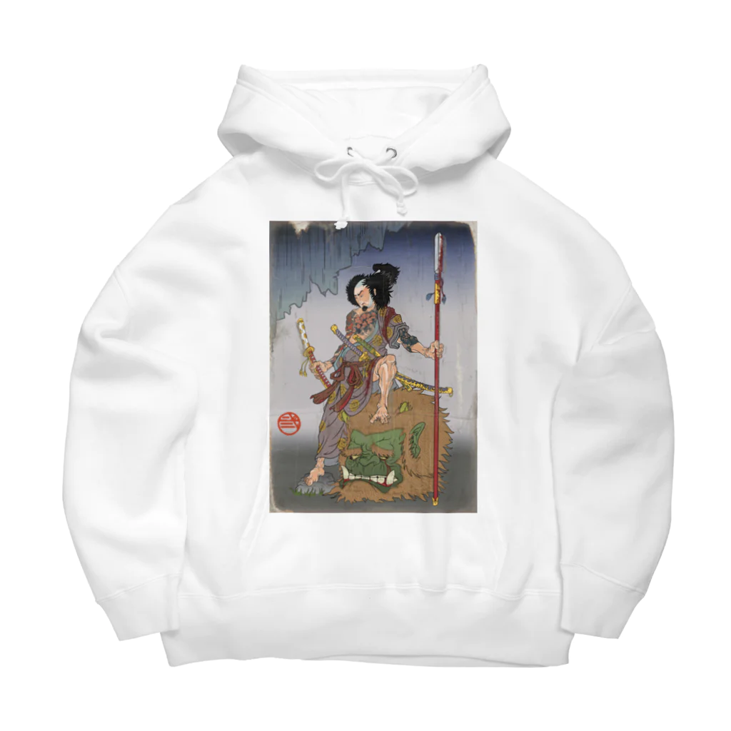 nidan-illustrationの"武者絵" Big Hoodie