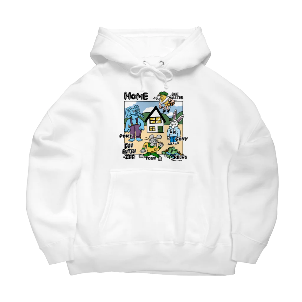 THE DOUBUTSU-ZOO SHOPのHOME4c Big Hoodie