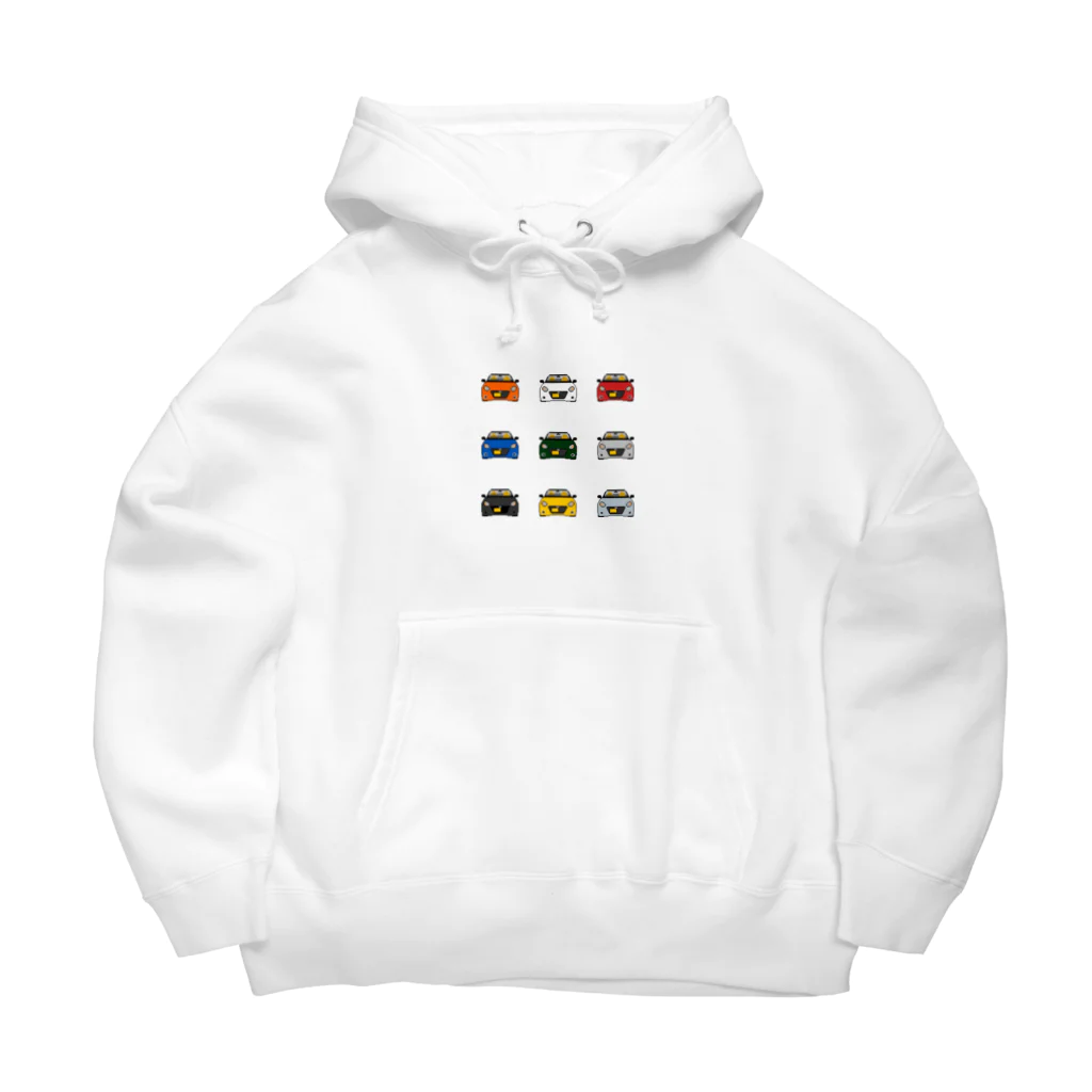 との丸のドット絵工房のドット絵スポーツカー2 Big Hoodie