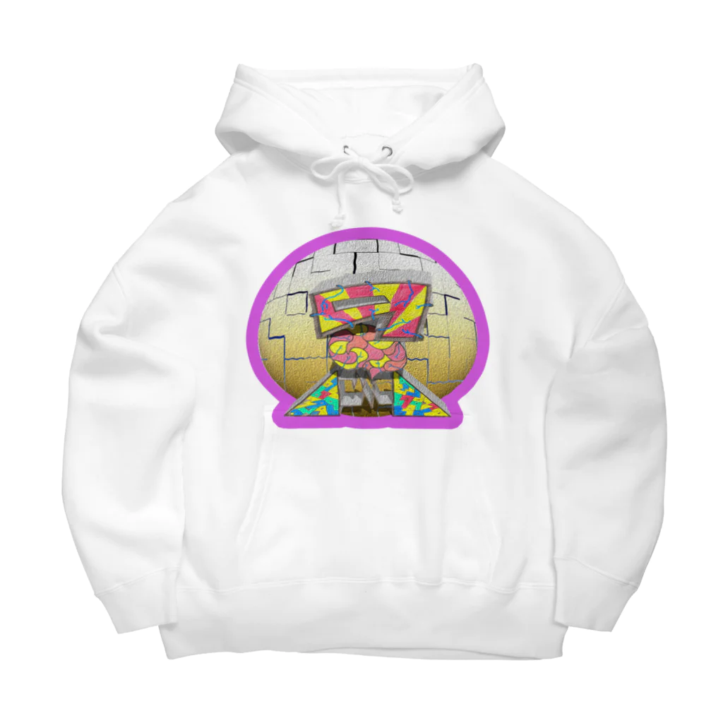 693ぽっぷクリエイティブの真実の世界ピンクレイヤー Big Hoodie