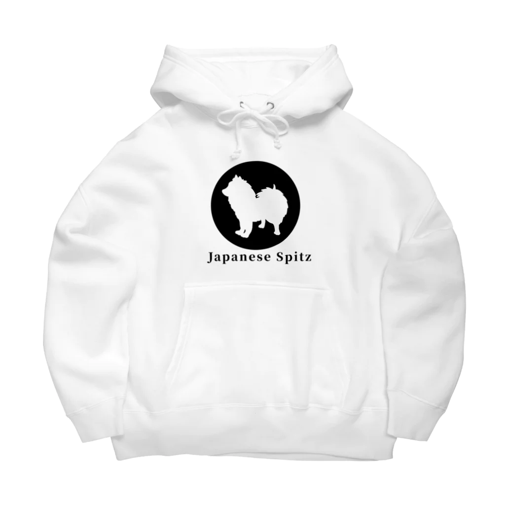 trill. 日本スピッツグッズのお店の【Shadow】Japanesespitz Big Hoodie