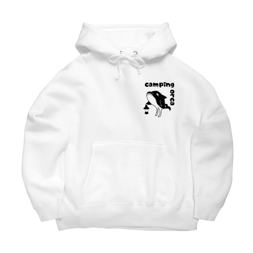 クロホネのcamping orca  シャチ　オルカ Big Hoodie