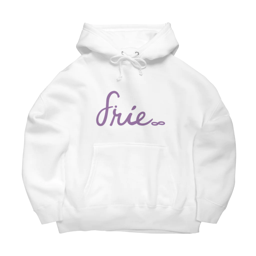 bonheur ∞ infini ボヌールアンフィニの【２色】purple logo Big Hoodie