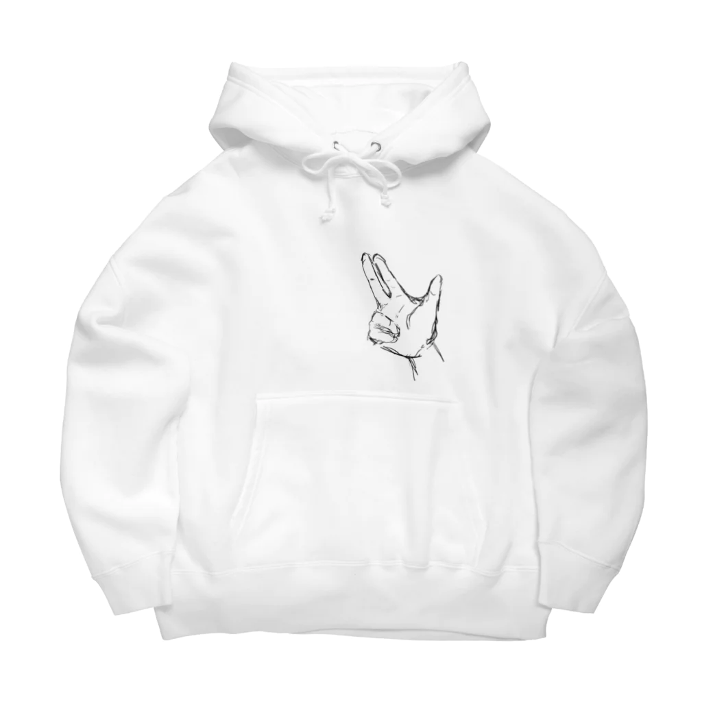 GUNFINGERSのBig silhouette GFS Big Hoodie