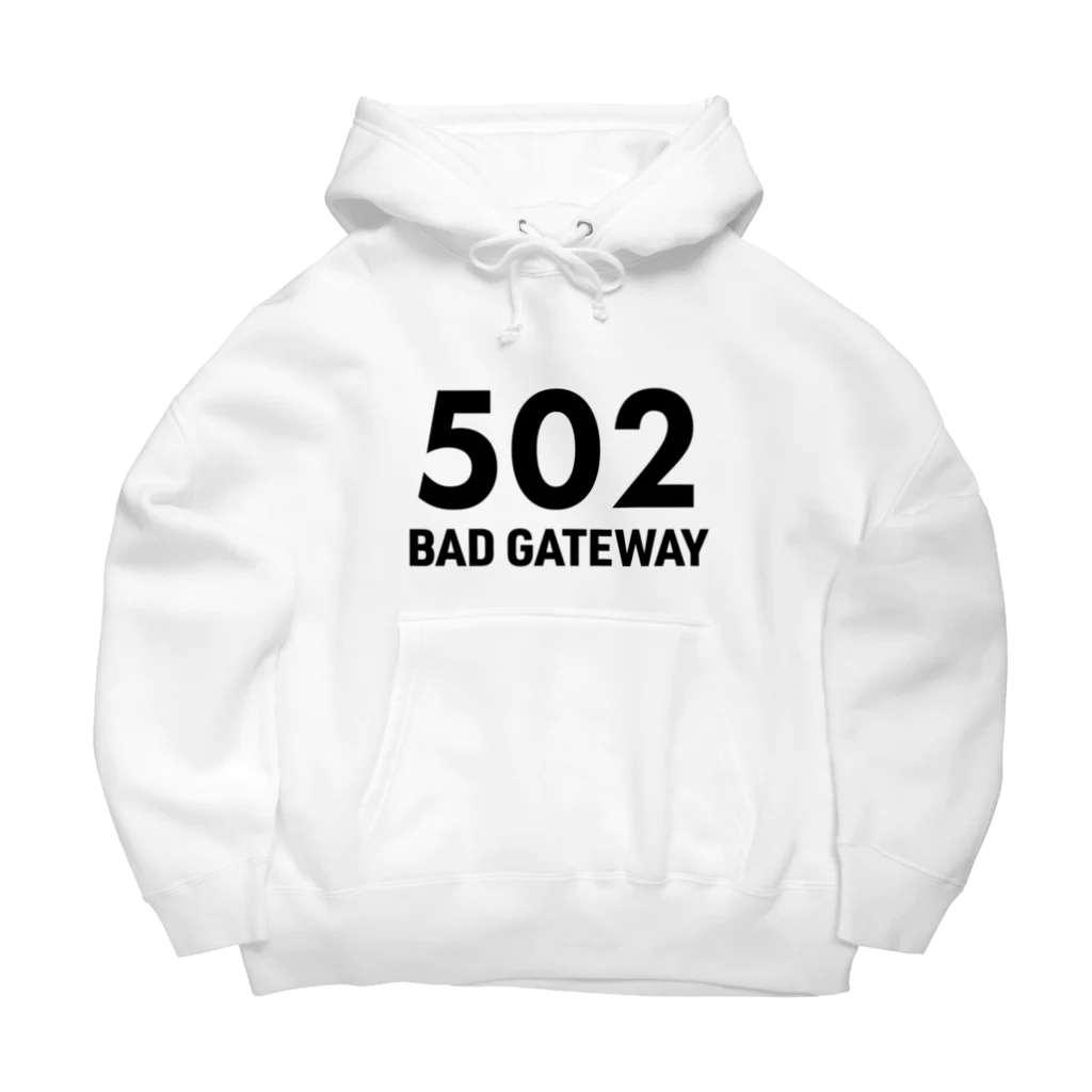 chidyの502 BAD GATEWAY ビッグシルエットパーカー