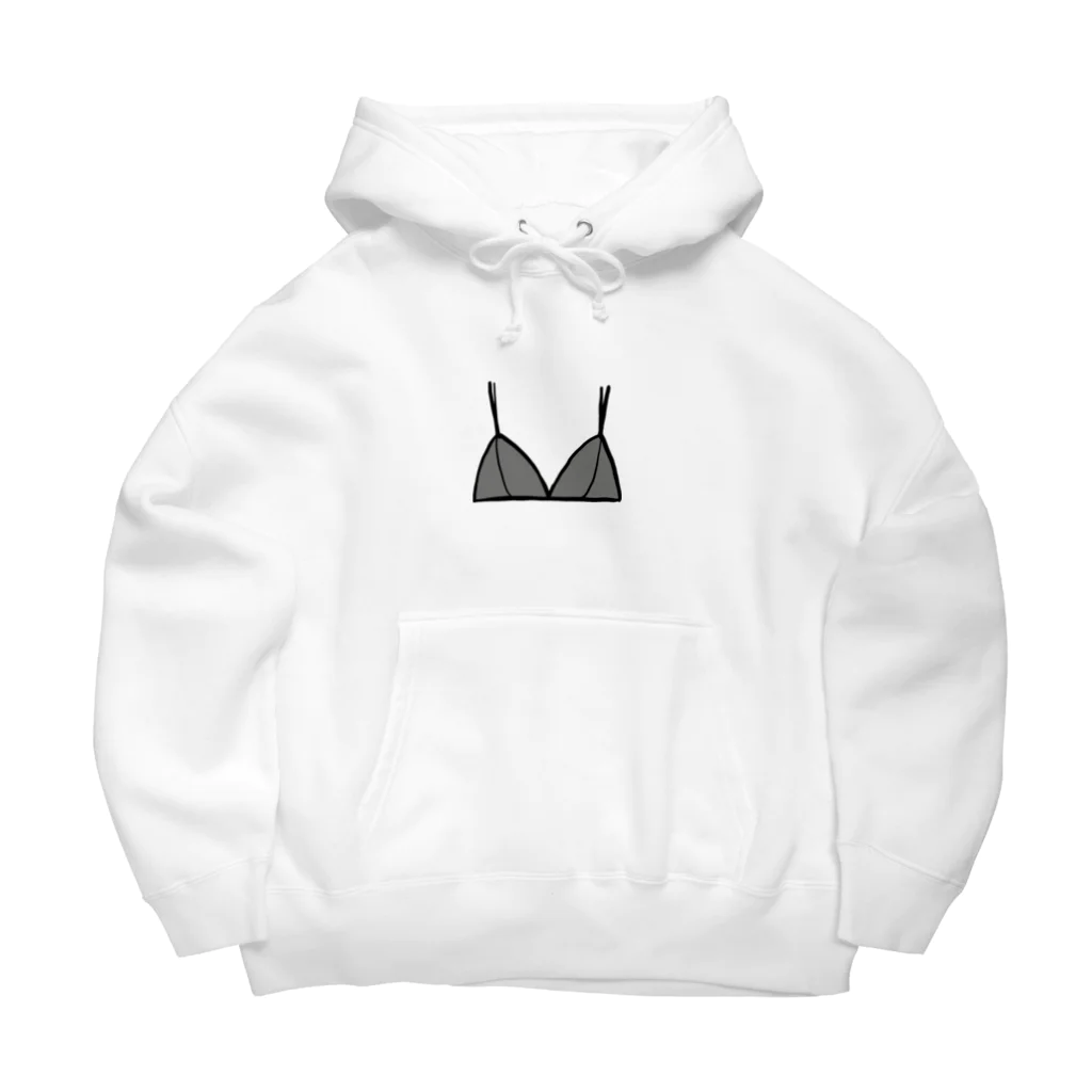 monaのシンプルなブラ Big Hoodie