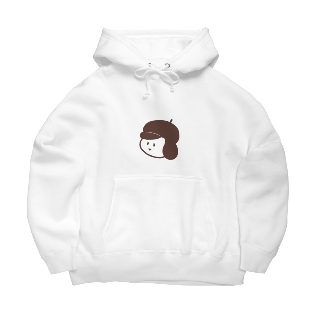 MINATOのブラウンベレー Big Hoodie