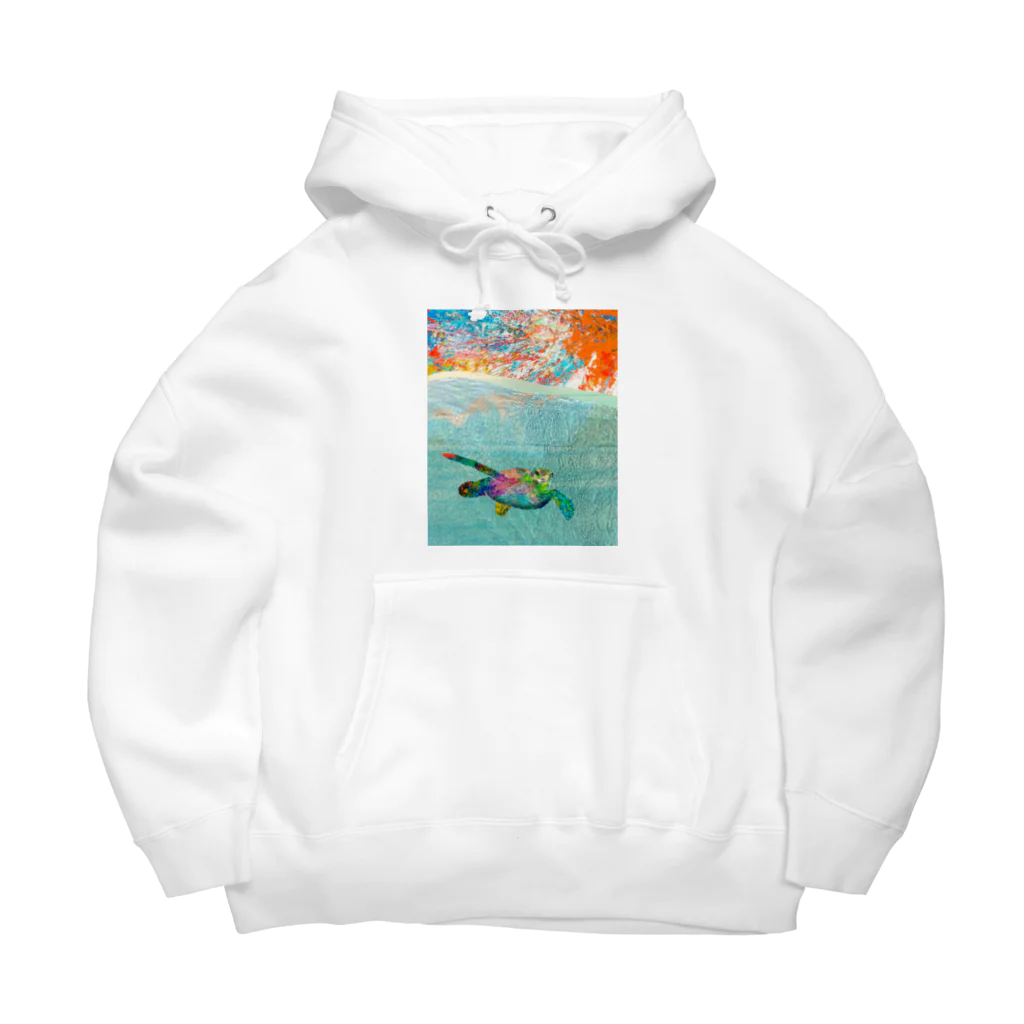 SUNRISE SOUNDのウミガメ Big Hoodie