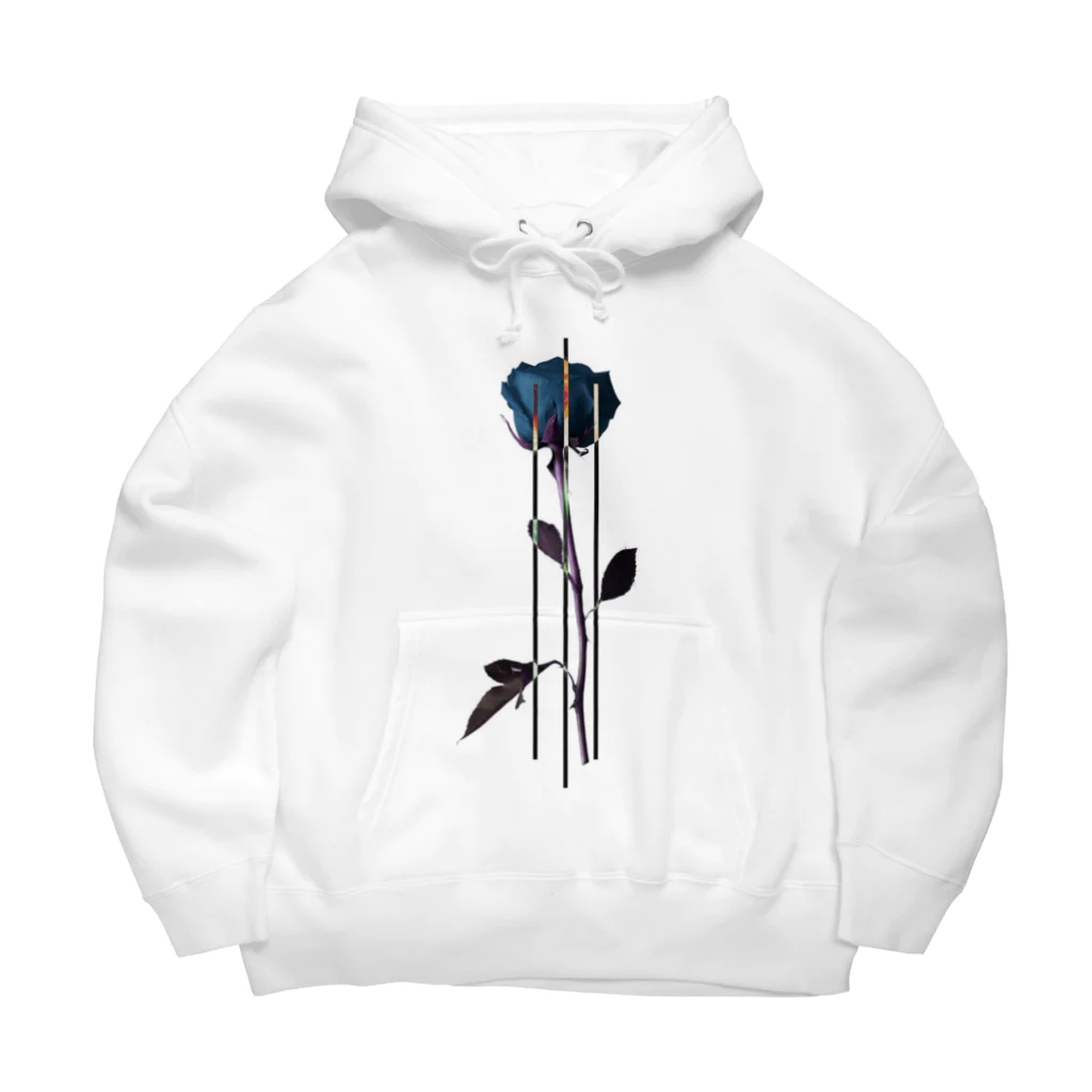 penoitrodのBlue rose Big Hoodie