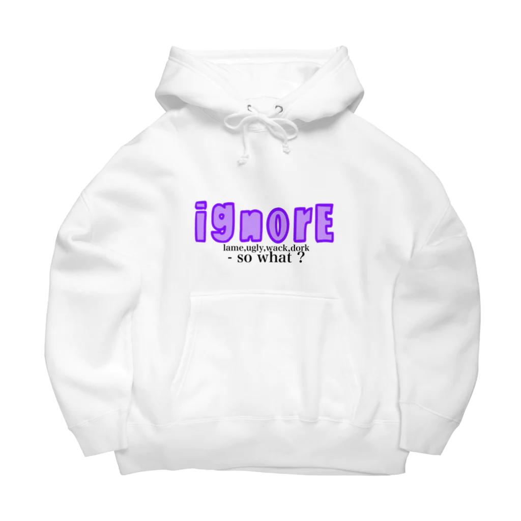 ignorEのignorE logoパーカー　vol.3 ビッグシルエットパーカー