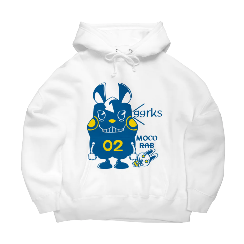 イラスト MONYAAT のCT124 モコモコラビット２号*ggrks Big Hoodie