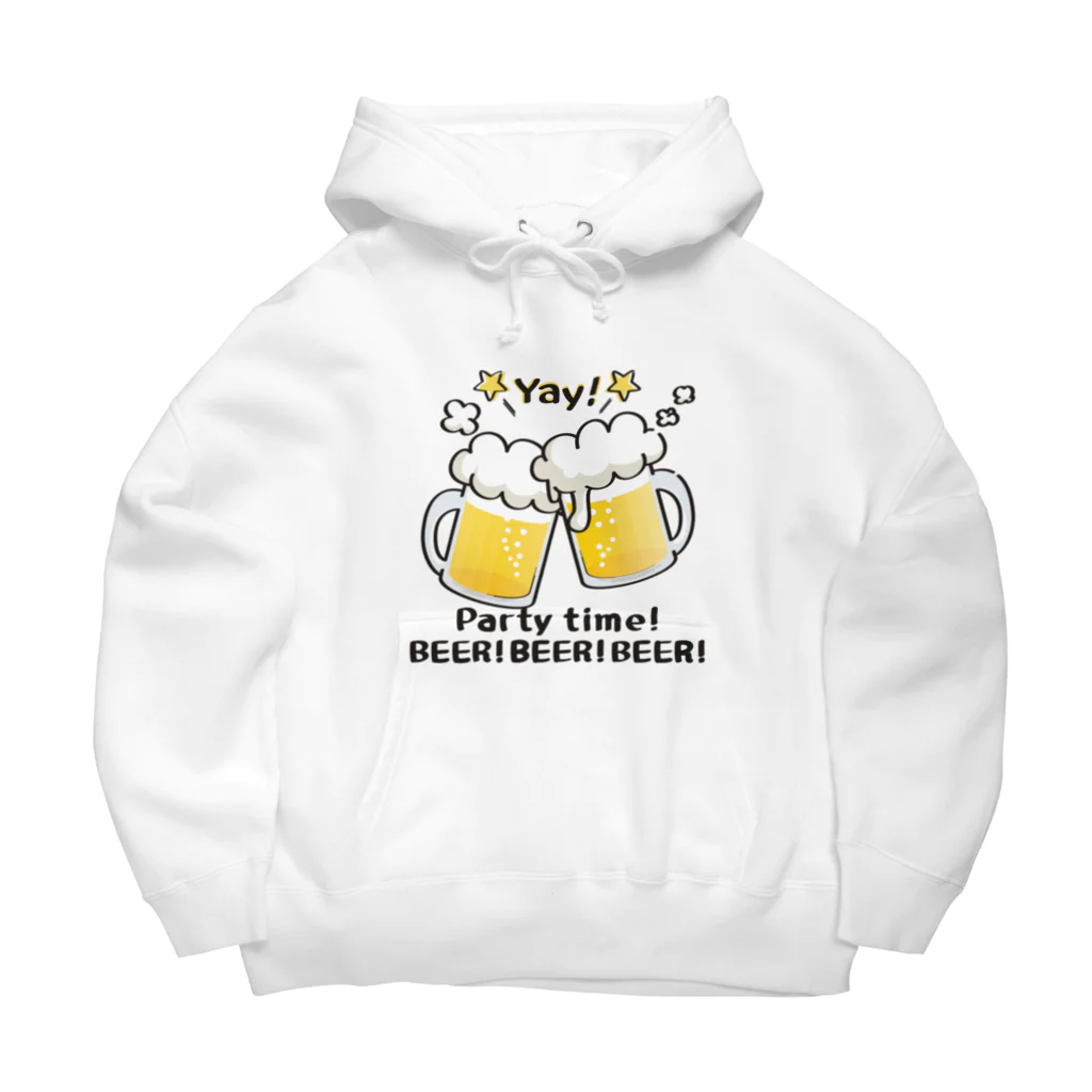 イラスト MONYAAT のBEER!BEER!BEER! A ビッグシルエットパーカー