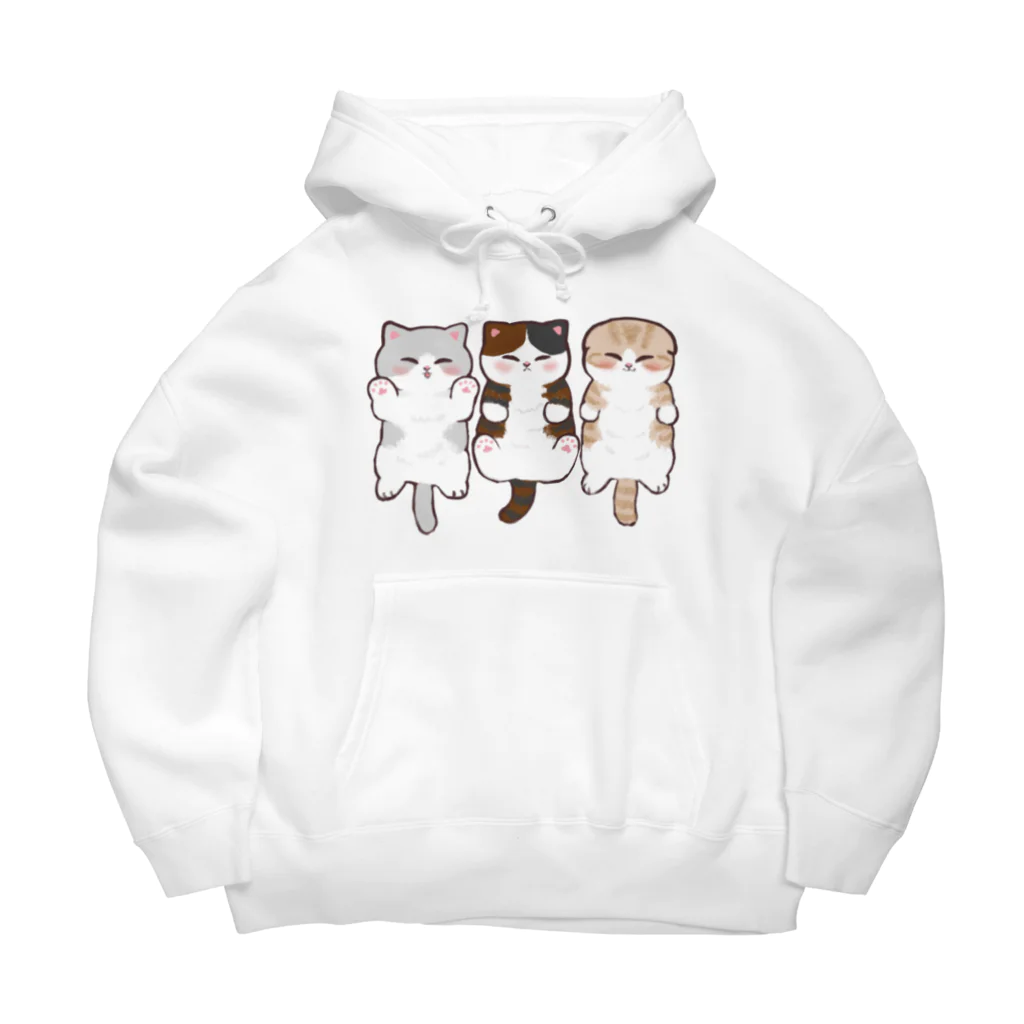 ふわにゃんshopのへそ天3兄弟 にゃんこ Big Hoodie