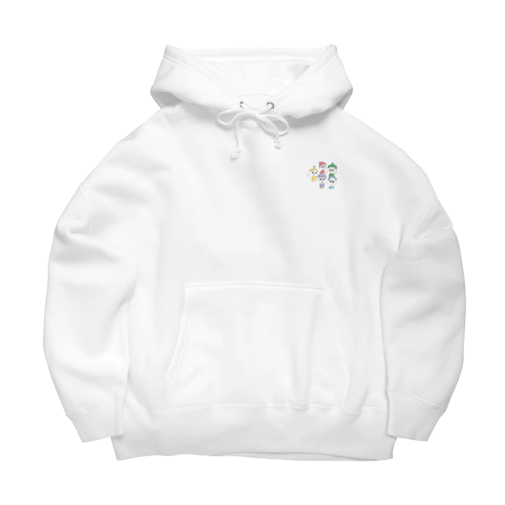 mixmilkmeのrainbowず Big Hoodie