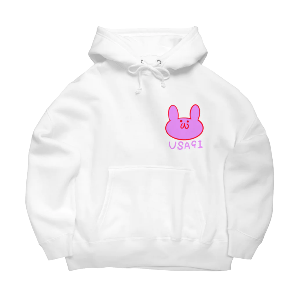 みづいろのダサパーカーのダサウサギ Big Hoodie