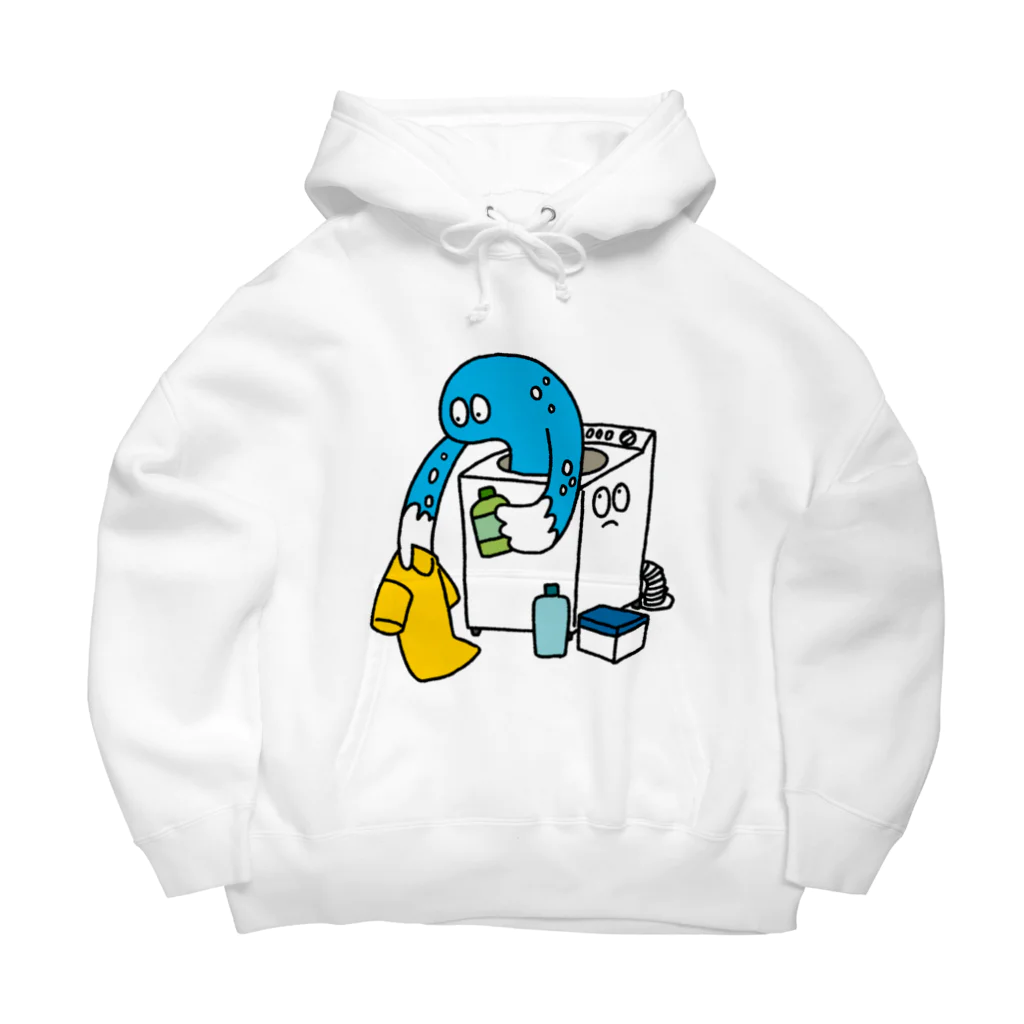 craft clipsのお洗濯自分でするマン Big Hoodie