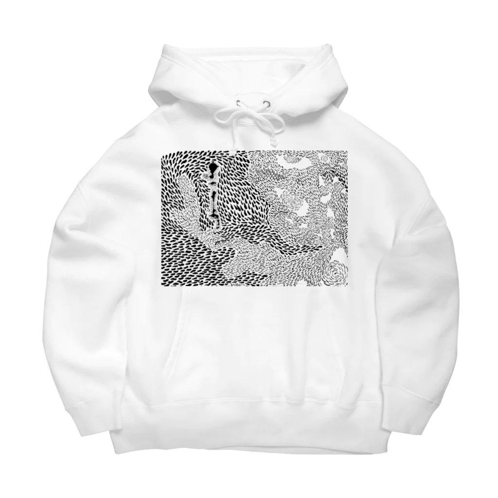 Independent thinkers.のランダムドット墨色ダーク Big Hoodie