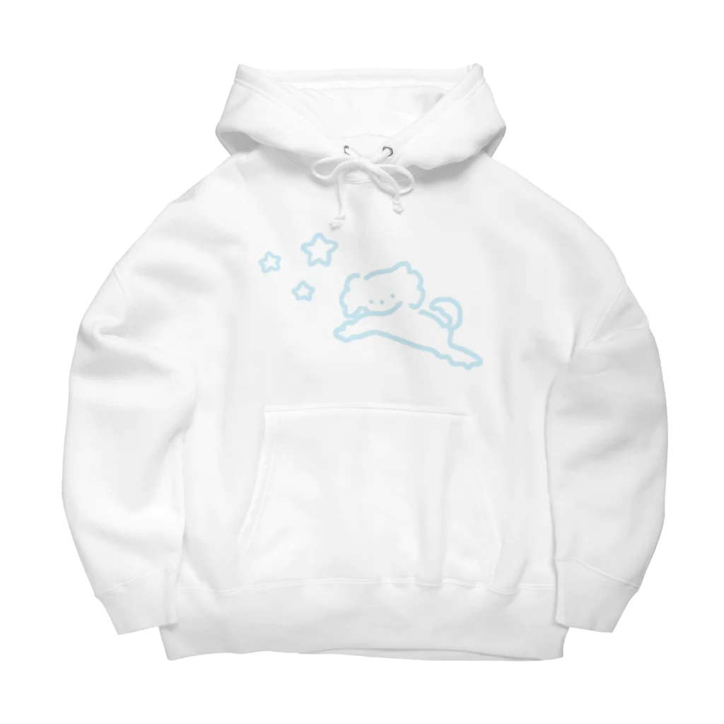 にゃの空を飛ぶわんこ Big Hoodie