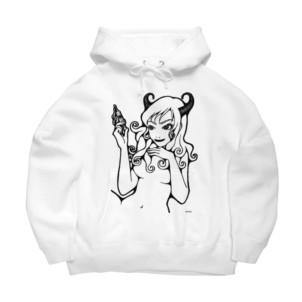 おかっぱミユキのセクシーなうしちゃん Big Hoodie