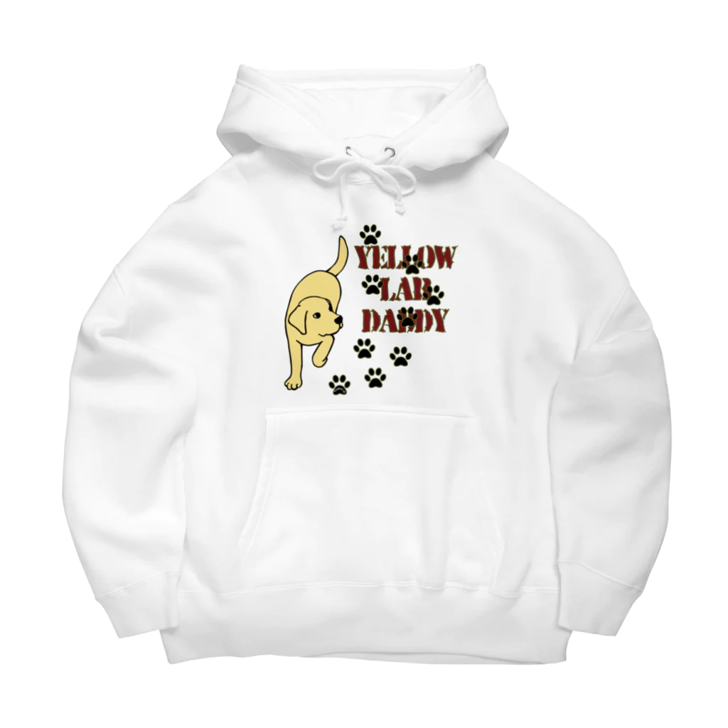 ハッピー・ラブラドールズのYellow Lab Daddy　イエローラブラドール Big Hoodie