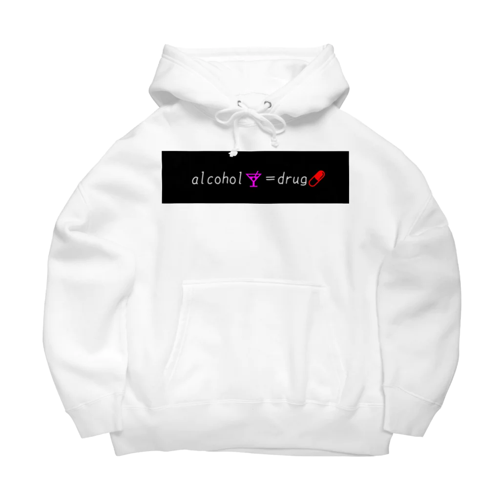 ハートの天然水のalcohol＝drug Big Hoodie