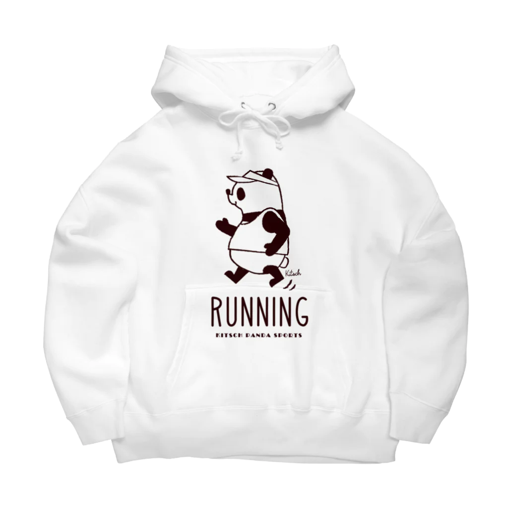 キッチュのランニングパンダ Big Hoodie