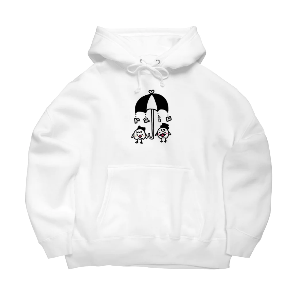 usa100のひよひよ相合傘 Big Hoodie