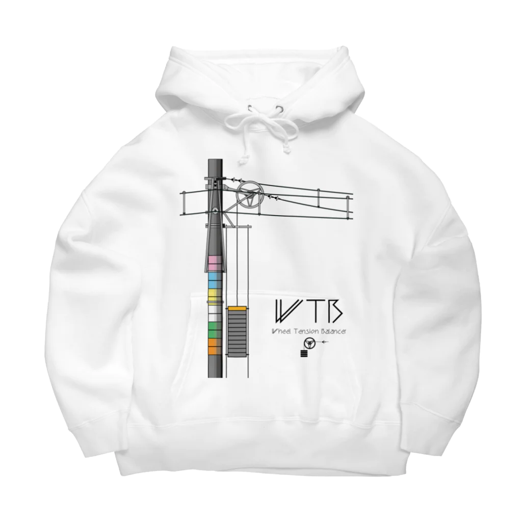 新商品PTオリジナルショップのWTBと電柱（高崎エリア） Big Hoodie