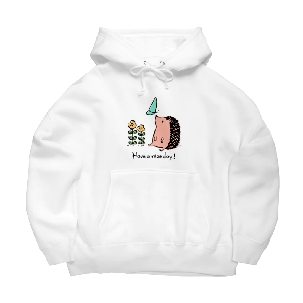 fukunofukuのハリネズミの「良い1日を！」 Big Hoodie