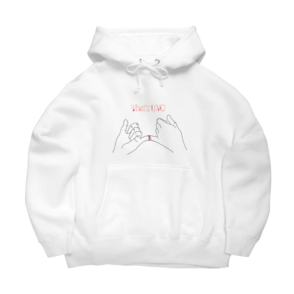 lovey-doveyの愛って何？ Big Hoodie