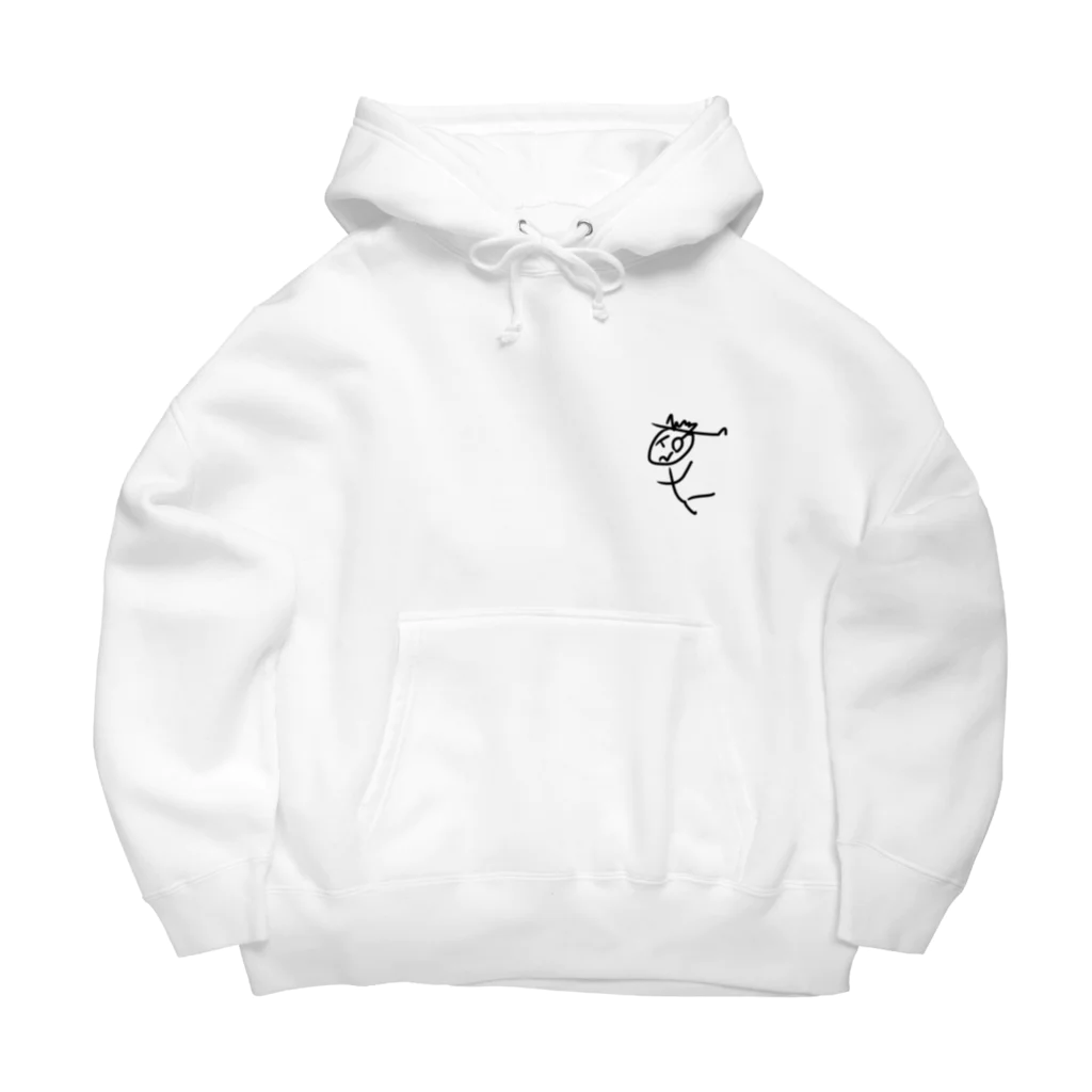 ちょもらんまの山脈出店の棒人間カカシ Big Hoodie