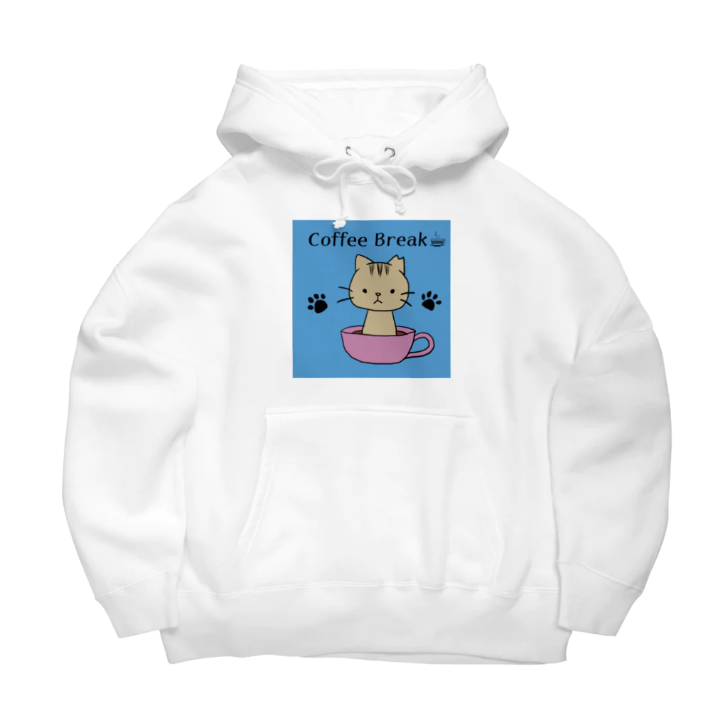 bibibi53のキジトラ さくら 猫（Coffee Break） Big Hoodie